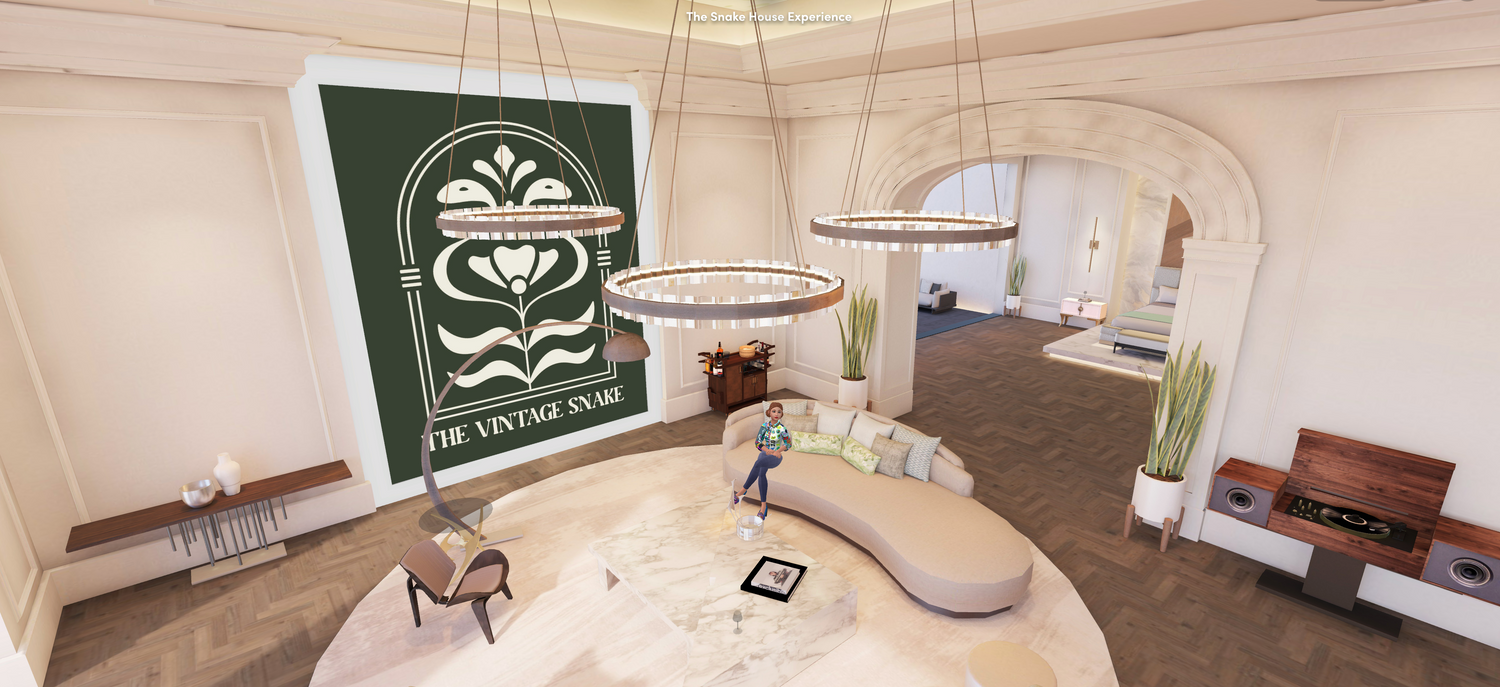 The Snake House in the Metaverse - Vintage Shop in Web3 