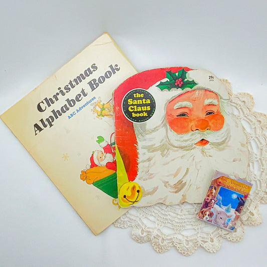 Vintage Christmas Books for Children - Set of Three